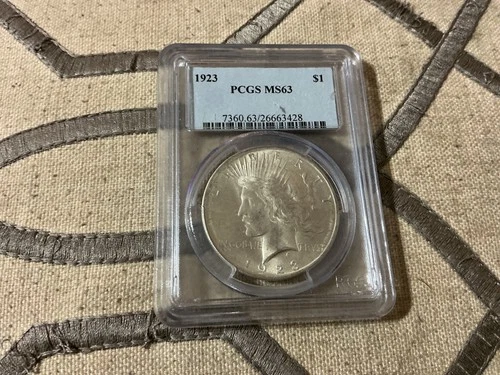 1923-P PCGS MS-63 Peace Silver Dollar