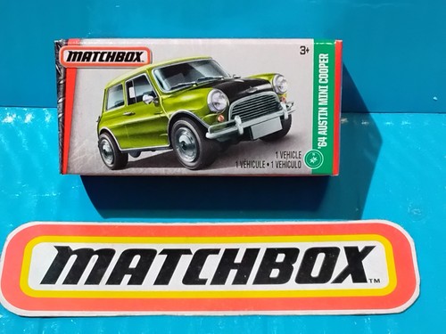2017 MATCHBOX 64 AUSTIN MINI COOPER 1275S #117 LIME GREEN BRITISH CLASSIC MB765