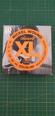 D'addario EXL110-10P Saitensatz für E-Gitarre 10 Sets