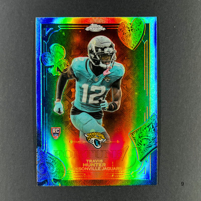 2025 Topps Chrome - Fortune 15 Travis Hunter #F15-20 Refractor (RC) Jax Jaguars