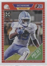 2021 Leaf Pro Set Metal Red Rainbow 76/100 Dazz Newsome #20 0b94