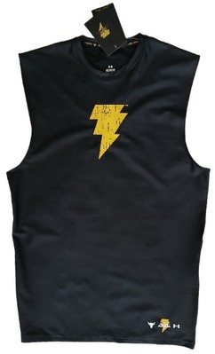 Under Armour BLACK ADAM Compression Muscle T-Shirt Project Rock