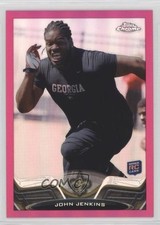 2013 Topps Chrome BCA Pink Refractor 397/399 John Jenkins #151 1by