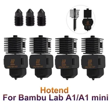 Hotend Kit for Bambu Lab A1 Mini Hardened Steel Nozzle 0.2-0.8mm 3D Printer lot