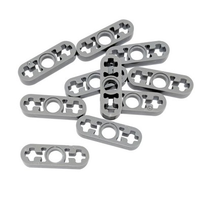 10 NEW LEGO Technic, Liftarm Thin 1 x 3 - Axle Holes Light Bluish