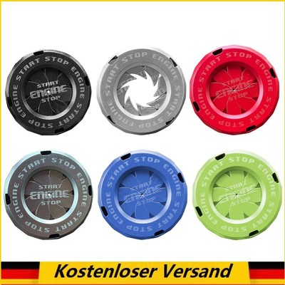Decorative Rotary Push To Start Button Cover Car Interior Sticker for Auto