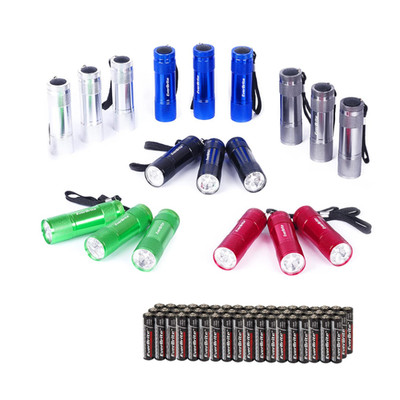 EverBrite 18 LED Taschenlampen Set mit Lanyard und AAA Batterien