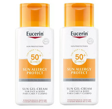 2 PACK Eucerin Sun Allergy Protect Cream Gel SPF50 150ml Exp 05/2027 FRESH
