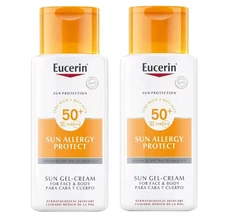 2 PACK Eucerin Sun Allergy Protect Cream  Gel SPF50+ 150ml Exp 05/2027 FRESH