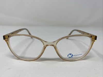 Modern Optical ENJOY BROWN/CRYSTAL 48-15-135 Full Rim Eyeglasses Frame 191L