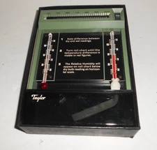 TAYLOR COMFORTGUIDE HYGROMETER 5535 NIB HUMIDITY GAUGE 1950'S