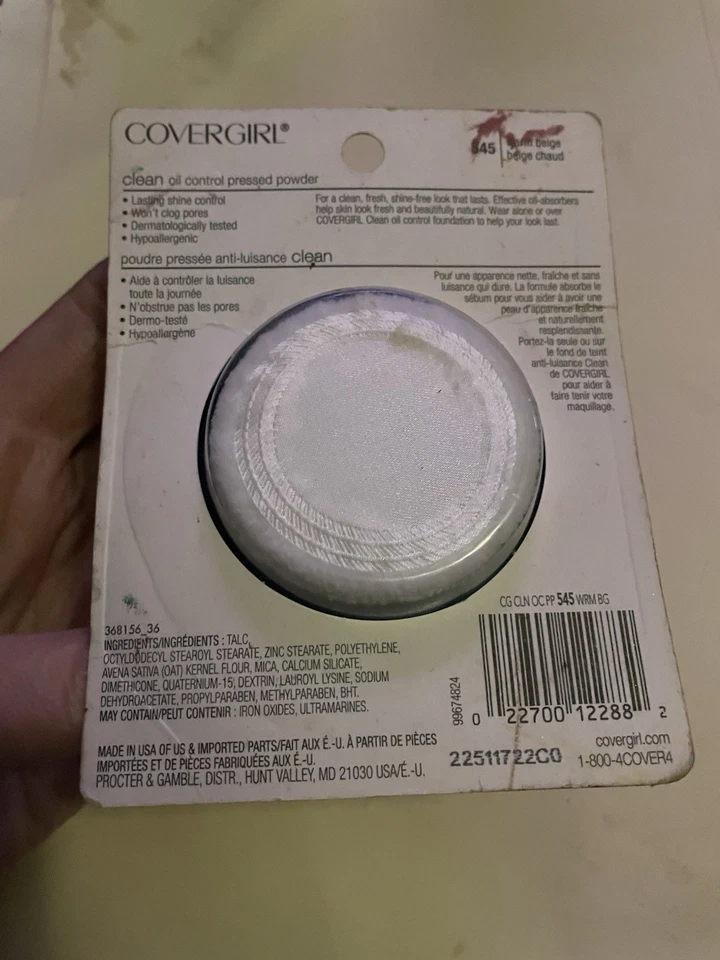Covergirl Clean Oil-Control Pressed Powder, 545 Warm Beige - Image 3 of 3