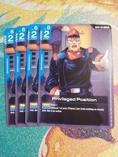 Privileged Position Gundam TCG GD03-102 x4 Common Steel Requiem playset