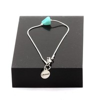 Mineralien Und Edelsteine. Armband Aus Edelstahl 1 Amazonit Perle