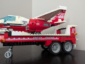 Vintage (1994) LEGO Model Team - set 5591 Mach II Red Bird Rig - Complete RARE !