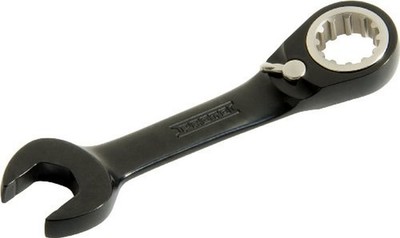 Stanley Proto Industrial JSCV08S Extra Short Black Rev Ratchet Wrench 1/4''