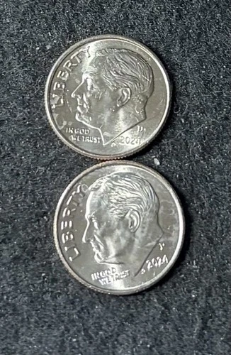 2024 P & D Roosevelt Dime - Set 2 coins Circulated