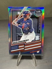 2026 Panini USA #81 Roch Cholowsky Rookie Silver Prizm #1 MLB Draft Prospect