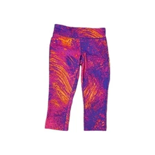 Xersion Fitted Capri Pants Gym Workout Athletic Crop Leggings Women's Size Small