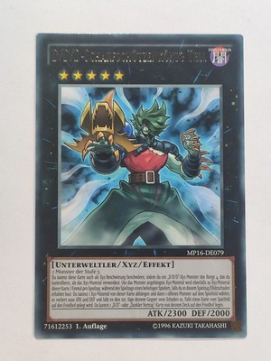Yu-Gi-Oh! Karte D/D/D-Scharfschützenkönig Tell MP16-DE079 Sehr guter Zustand
