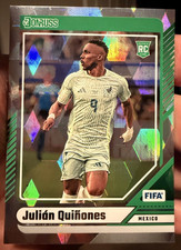 Panini 2024-25 Donruss FIFA Soccer Julián Quiñones Mexico Cubic Rookie Card #44. rookie card picture
