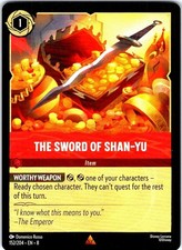 The Sword of Shan Yu 152/204 Rare Reign of Jafar Lorcana Near Mint