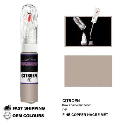 FÜR CITROEN FINE COPPER NACRE MET PE Ausbesserungslackstift Pinsel Fix Kit Kr...