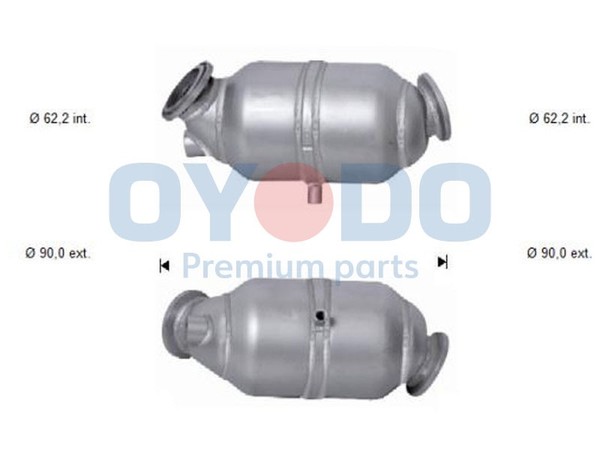 Oyodo Katalysator FüR Mercedes-Benz M-Klasse ML 320 CDI 4Matic R-Klasse-image