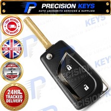 Toyota Aygo C1 108 2014-2021 2 Button Flip Remote Car Key Fob H 8a 433mhz A03taa