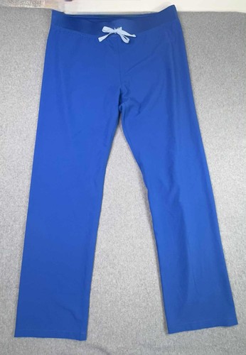 NEW FIGS Livingston Scrub Pants Royal Technical Collection Women’s Large Tall RN