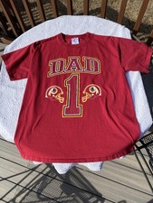 Vintage 2000 Washington Redskins T-Shirt Sz Large No 1 Dad