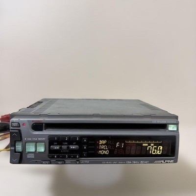 ALPINE CDA-7841J TDA-5648 1DIN×2 CD Head Unit Cassette Sound Field Processor DSP