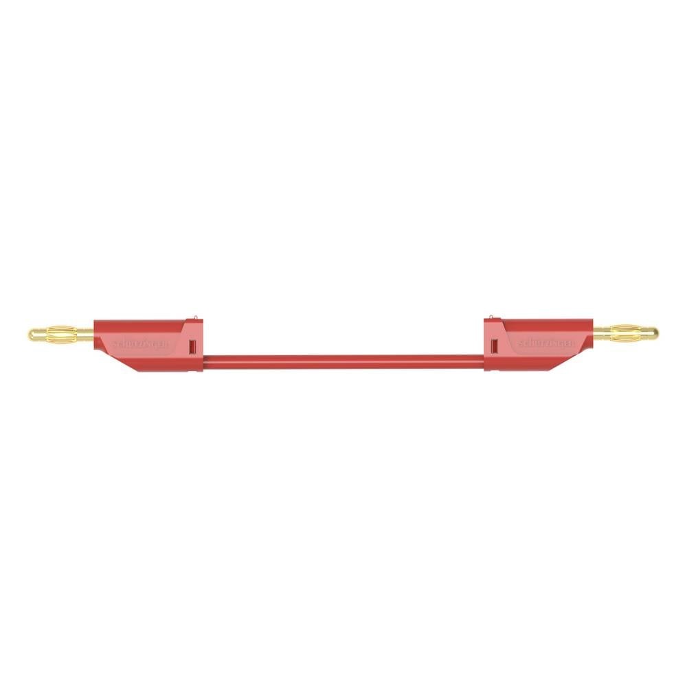 Cordon de mesure 150 cm Schützinger MFK 16 rouge pour multimètre et test