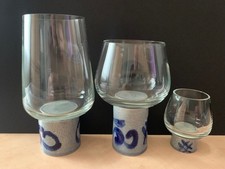 10 handgefertigte Wein-Schnaps - Gläser, Vin...