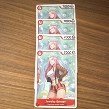 Bandai One Piece Card Game Jewelry Bonney OP1-047 x4 Character Regular English