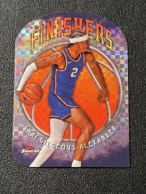 2024-25 Topps Finest - Finishers Shai Gilgeous-Alexander #F-1 X-Fractor