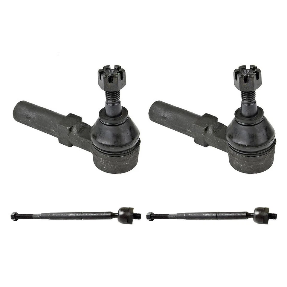 Front Inner Outer Steering Tie Rod End 4PCS For 2010 Chevrolet HHR 2.0L - Image 2 of 4