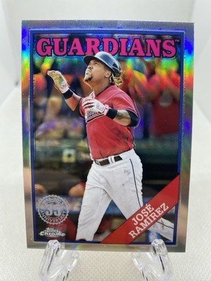2023 Topps Chrome - 1988 Topps Baseball Jose Ramirez #88BC-17