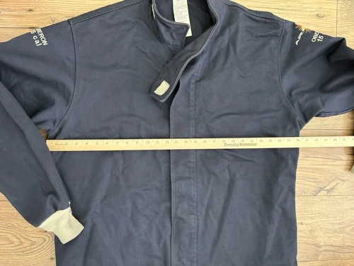 Oberon ARC15 Arc Flash Protective Coat Navy XL 15 Cal/cm² Made in USA image 6