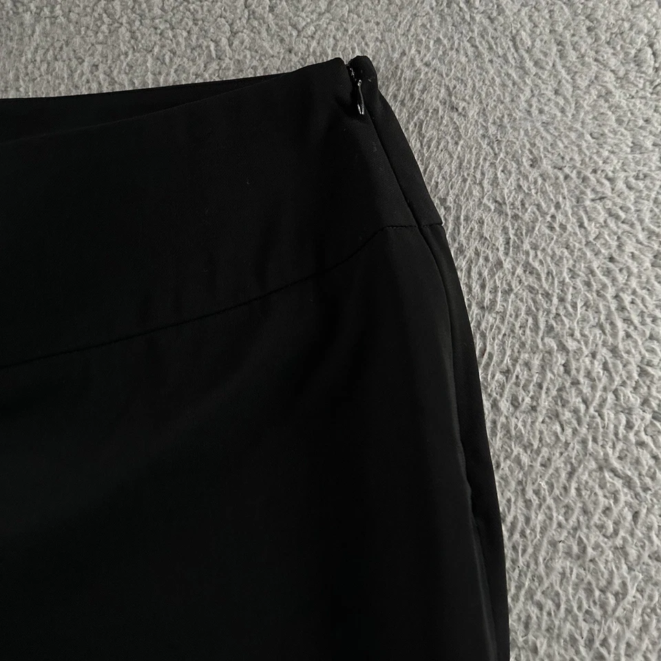 Pantalones para mujer Spiegel negros talla 14 tiro alto carrera oficina trabajo 100 % poliéster Foto 3 de 4