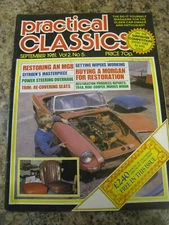 PRACTICAL CLASSICS SEP 1981 MGB RESTO CITROEN POWER STEERING RE-COVER SEATS WIPE