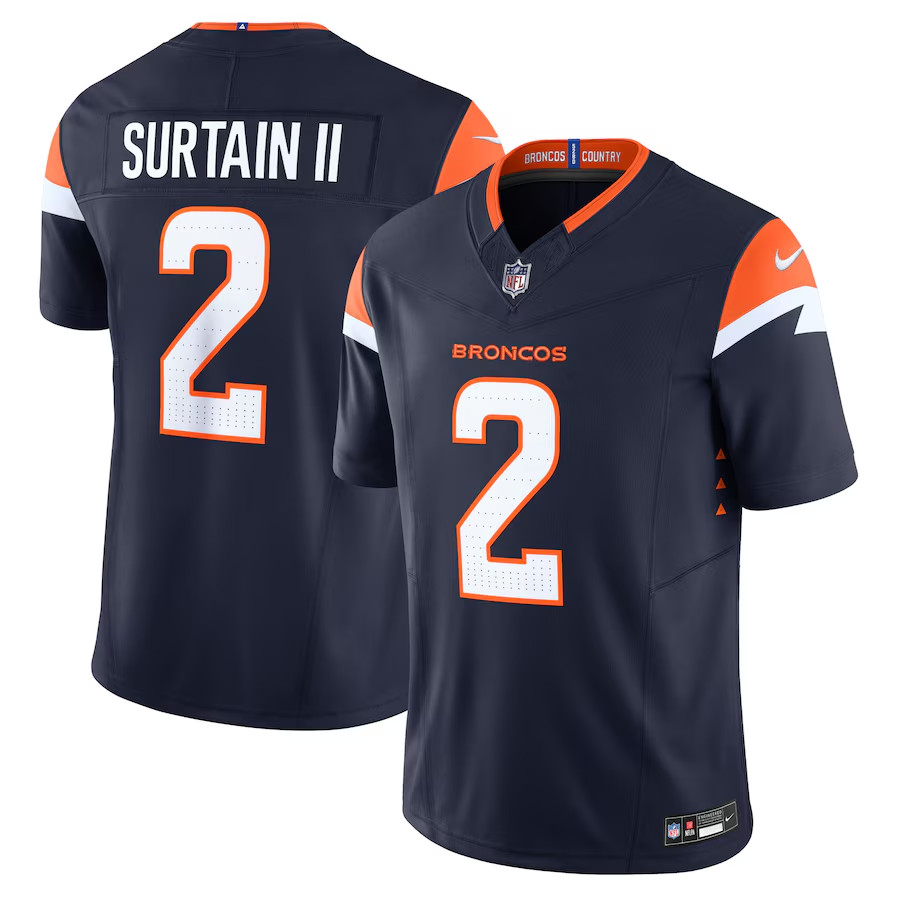 Men's #2 Patrick Surtain II Mile High Collection Vapor F.U.S.E. Limited Jersey