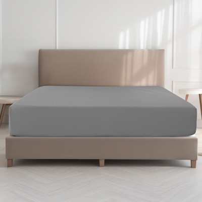 Fitted Sheet Deep Pocket Easy Care Breathable Microfiber Elastic Bedding Sheets