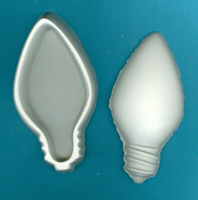 Christmas light box plaster of Paris painting project. Set of 2!