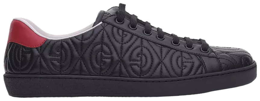Baskets mode homme Gucci Ace G losange noir Z4404 taille 7G / 7,5 US