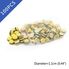 100Pcs Miniature Resin Hamburgers 1:12 Dollhouse Food Accessories SMALL SIZE