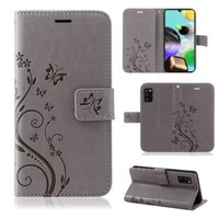Handy Tasche FüR Samsung Galaxy A41 SM-A415 Flip Cover Wallet Case Etui Grau