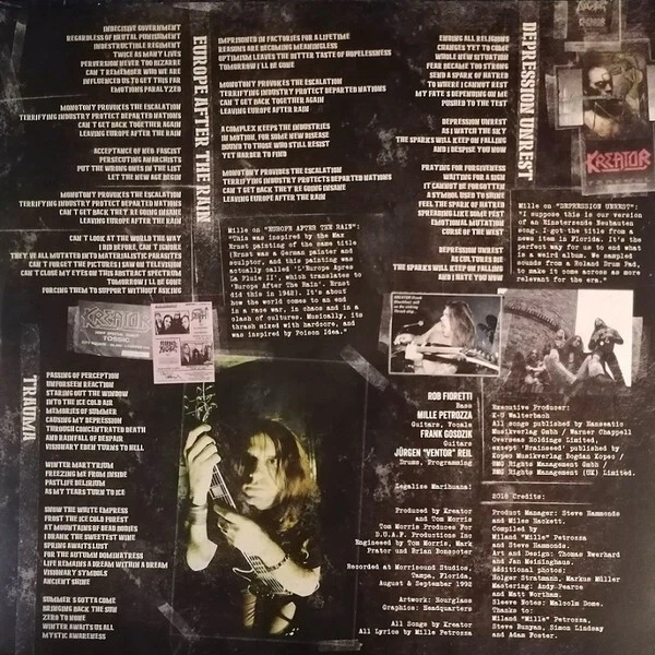 2LPs/VINYL KREATOR – RENEVAL - Bild 4 von 4