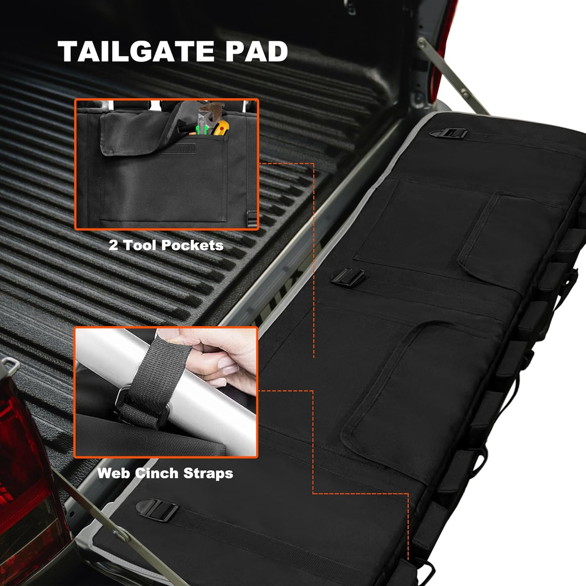 Tailgate Bike Pad For Mountain Bike, Tailgate Cover Made Ford
