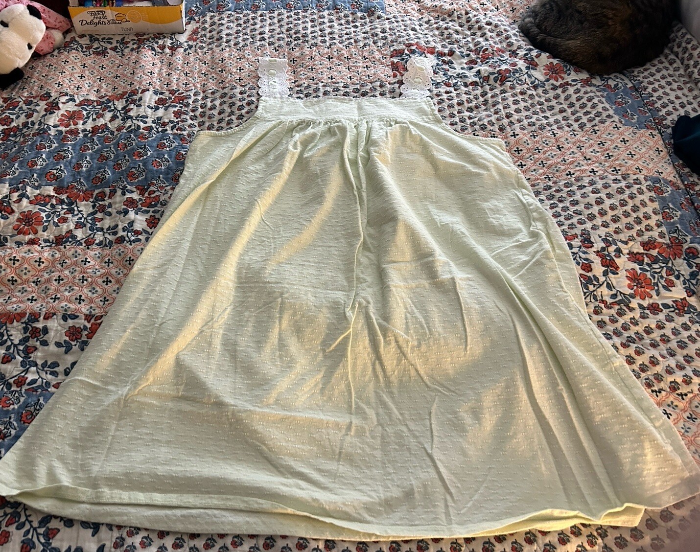 Women’s SZ M Earth Angels Beautiful Sleeveless Chemise/Nightgown~EC~